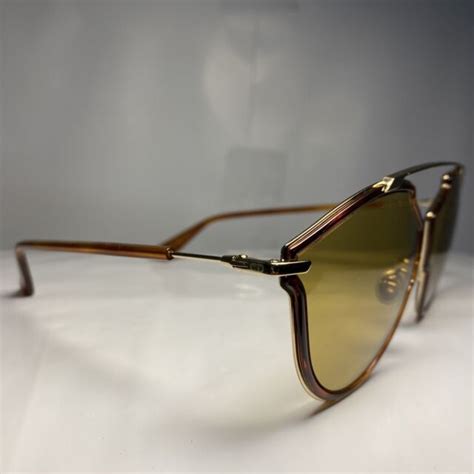 Christian Dior so Real Rise 06j70 Gold/havana With Light Brown 